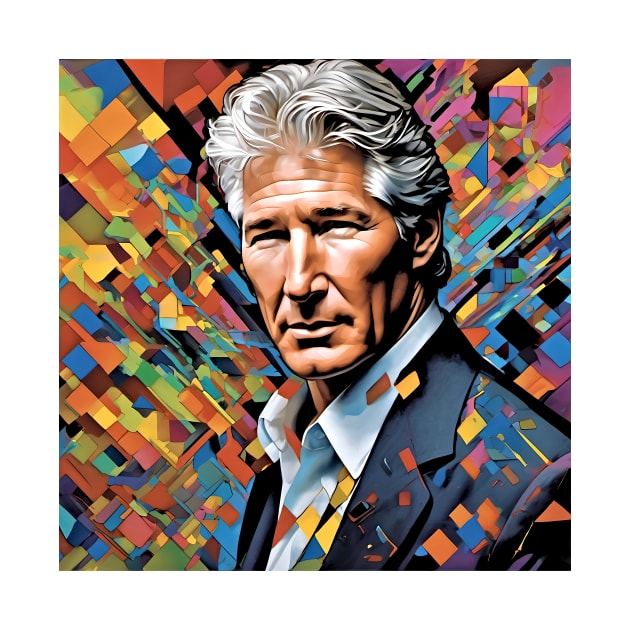 colorful image with Richard Gere by bogfl