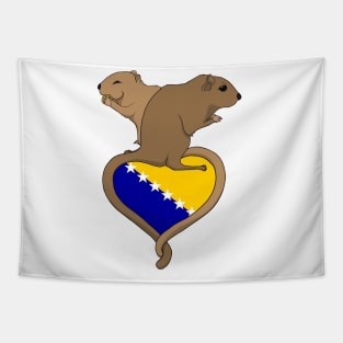 Gerbil Bosnia and Herzegovina (light) Tapestry