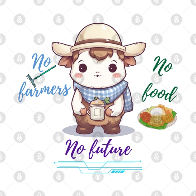 No Farmers No Cow No Food No Future by MilkyBerry