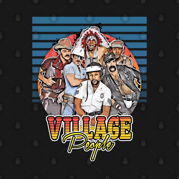 best of the best village people 80s  /style retro vintage flyer by Now and Forever