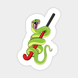 Snake Hockey Hockey bat Magnet