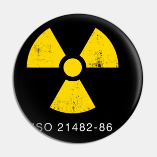 Radioactive symbol Pin