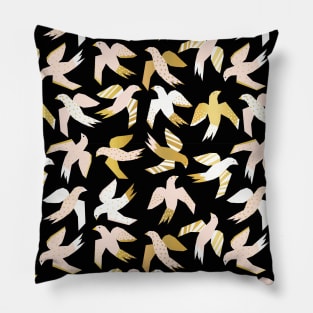 Abstract Doves Pillow
