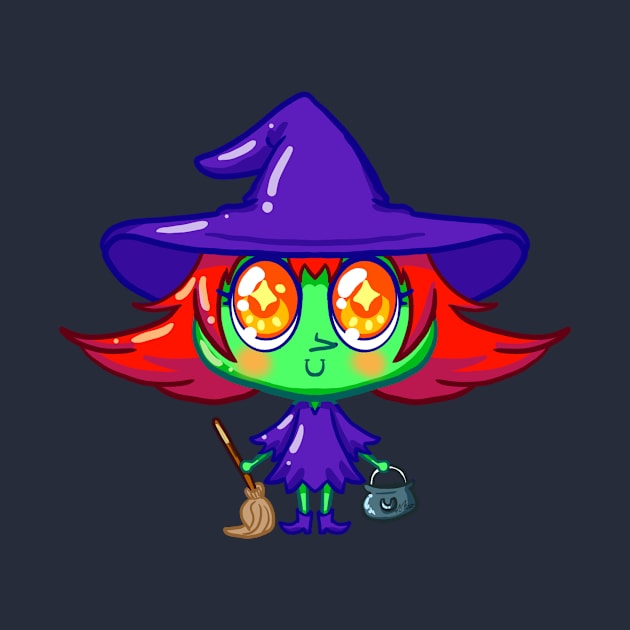 Cute little monster witch by koneko