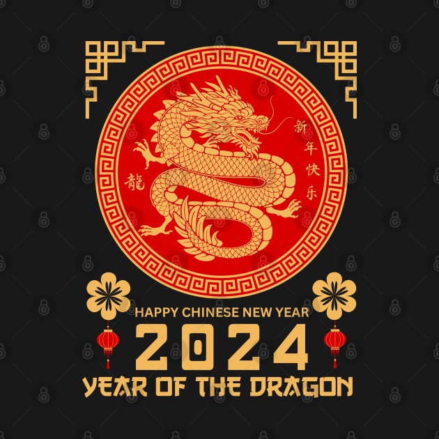 Happy Chinese New Year 2024 - Year of the Dragon by Danemilin