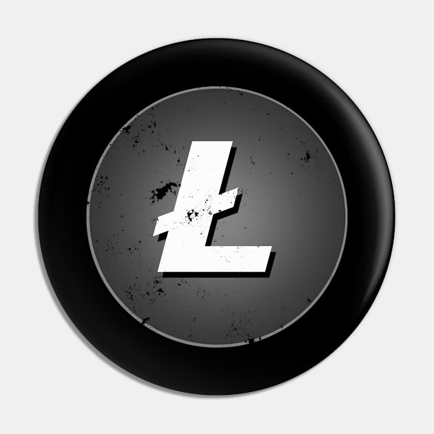 Litecoin Logo - LTC Pin by DazzlingApparel