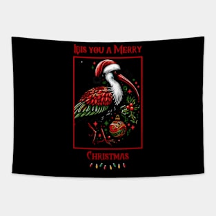 Ibis you a Merry Christmas - Bin Chicken's Christmas Tapestry