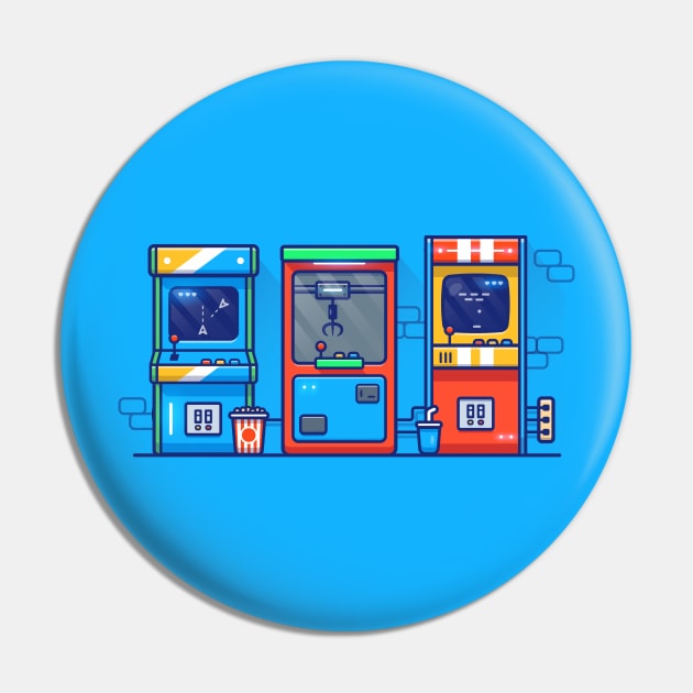 80s Arcade Pin by machmigo