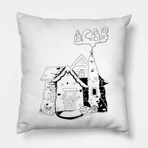 Acab cottagecore house Pillow by annoyingarts