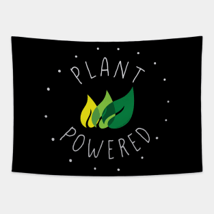 PLANT POWERED for Vegan, Vegetarian and Plant Based Tapestry