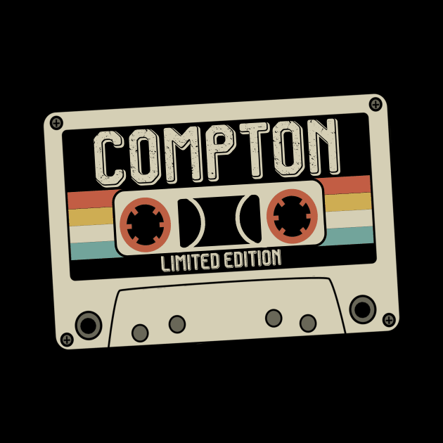 Compton - Limited Edition - Vintage Style by Debbie Art