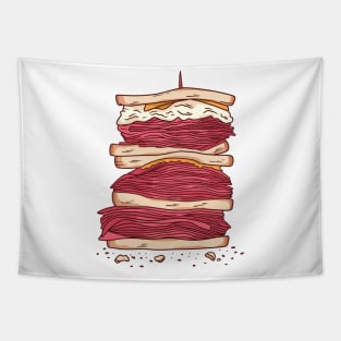 Pastrami Meat Sandwich Tapestry