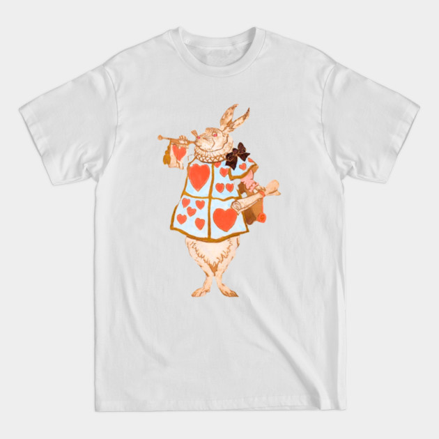 Disover White Rabbit from Alice's Adventures by William Penhallow Henderson. - White Rabbit - T-Shirt