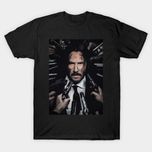 John Wick Synthwave Vintage S T Shirt Nuu Shirtz