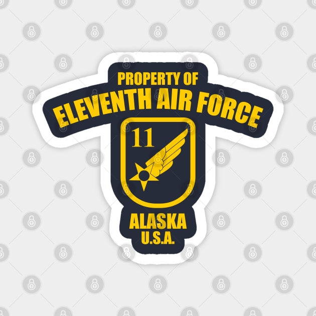 Property of 11th Air Force Magnet by TCP