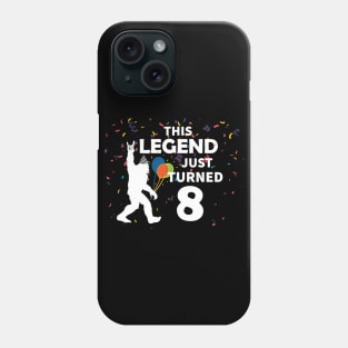 This legend just turned 8 a great birthday gift idea Phone Case