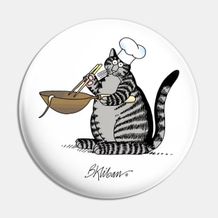 B kliban cat - chef cat Pin