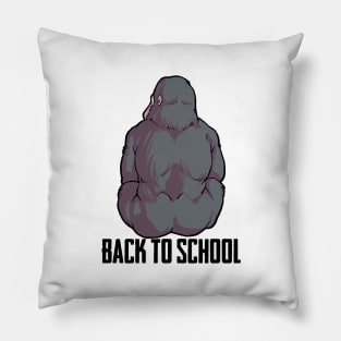 Gorilla - Back To School Pillow