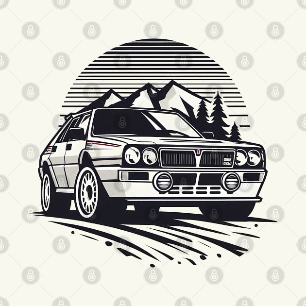 Lancia Delta Integrale Rally Car by TaevasDesign