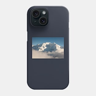 Snow Covered Mont Blanc in Winter Phone Case