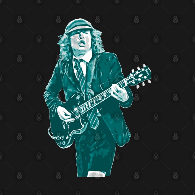 ANGUS YOUNG VERY ROCK N ROLL by FADLANSTORE