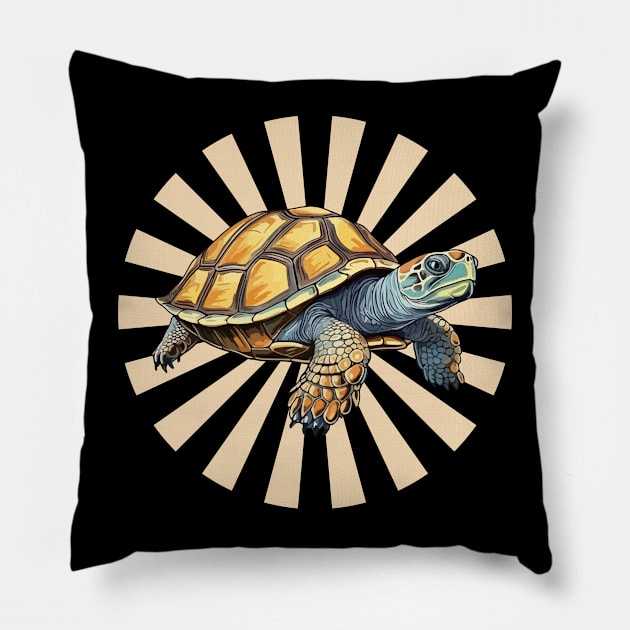 Cute Turtle Shirts for Teen Boys Pillow by Little Duck Designs