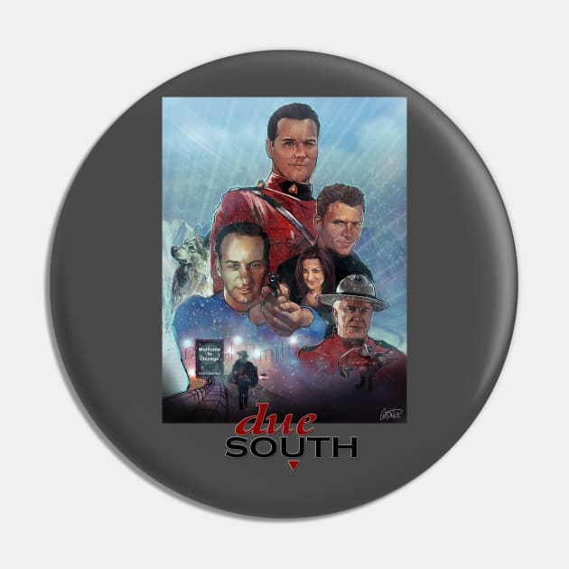 Due South Pin by Elizachadwickart 