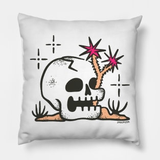 Joshua Tree Skull Flash Pillow