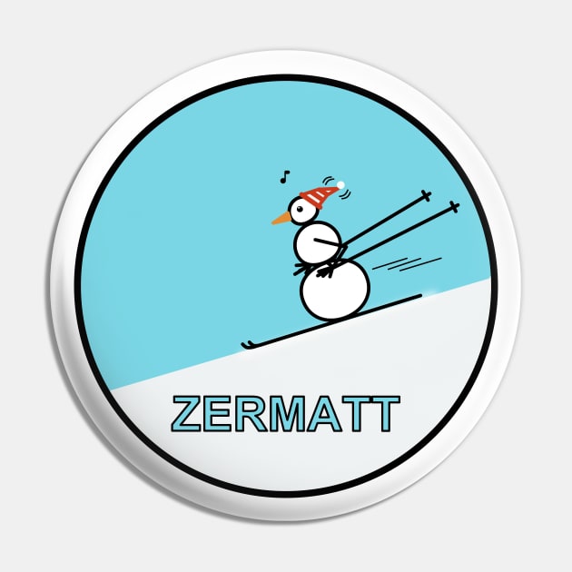 Frosty the Snowman skiing in Zermatt. Pin by Musings Home Decor