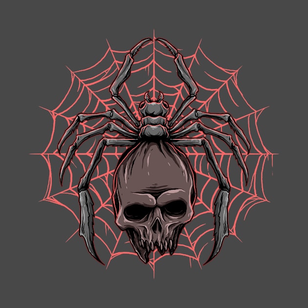 Spider Skull by AttireCafe