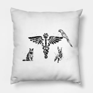 Veterinary Clinic Symbol Pillow