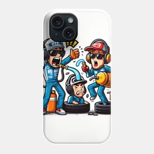 Pit Stop Crew Funny Phone Case