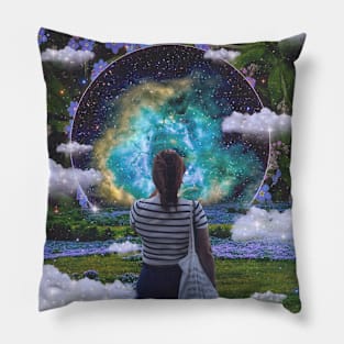 Magical Glowing Portal Pillow