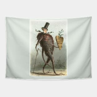 Pleasant Root Vegetable Man Tapestry