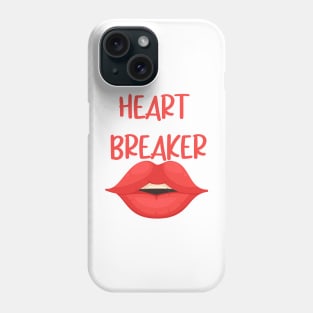 Heart breaker for lovers couples Phone Case