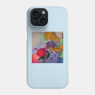 Creature Couple Character Portrait Phone Case