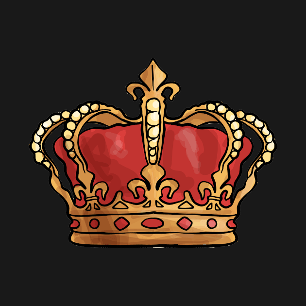 Red and Gold Crown by bluerockproducts