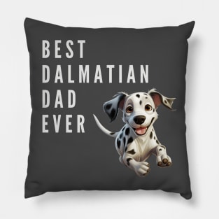 Best Dalmatian Dad Pillow