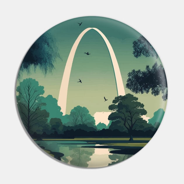 Gateway Arch National Park Pin by Wintrly