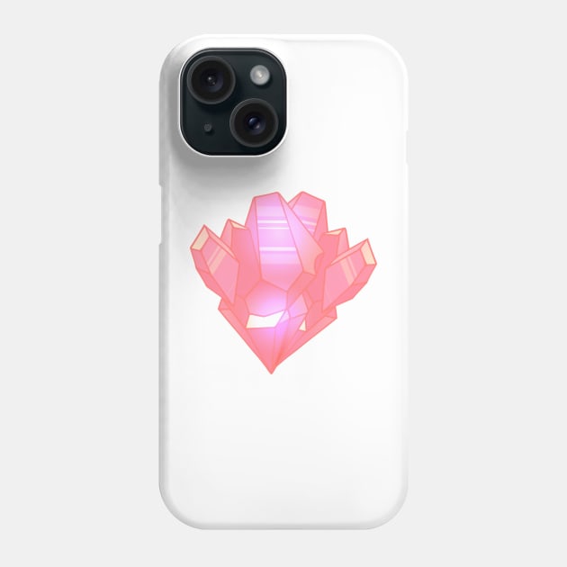 Pink gemstone Phone Case by Veleri