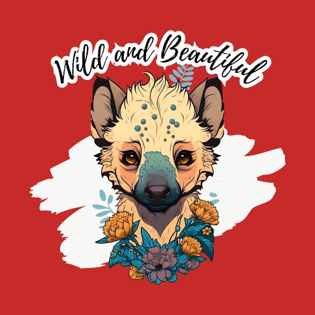 Floral Hyena by King Hoopoe