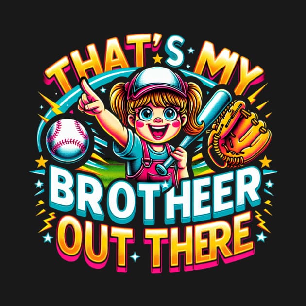 Baseball Sister Thats My Brother Out There by yesorno