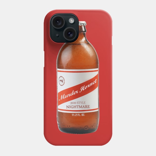 Murder Hornet Red Stripe Phone Case by karutees