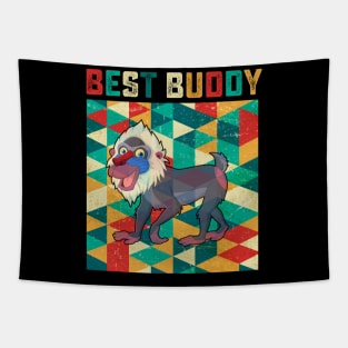 Best Buddy Baboon Tapestry