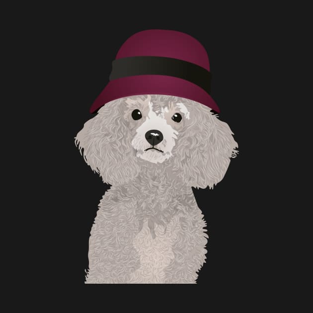 Sweet Poodle with Cloche for Poodle Parents by riin92