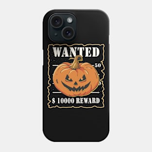 Halloween Pumpkin Mug Shot Funny Spooky Halloween Costume Phone Case