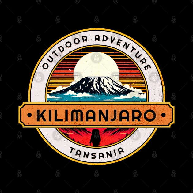 Outdoor Adventure Kilimanjaro Tansania Design by Miami Neon Designs