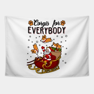 Corgis For Everybody Christmas Sweater Tapestry