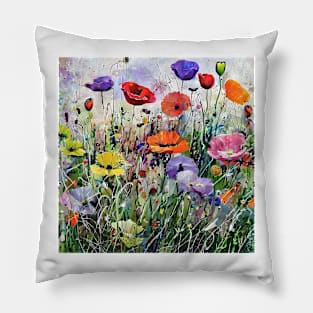 variety of flowers Pillow