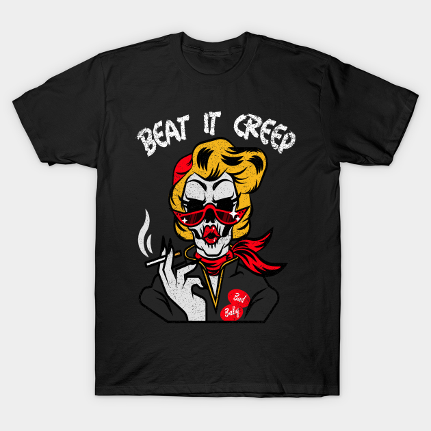 Discover Vintage Beat It Creep 50s 60s Rockabilly - Rockabilly - T-Shirt